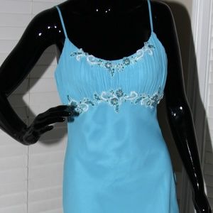 Sky Blue Formal/Prom Gown Size 0, NWT